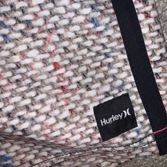 Hurley Cream / Brown Multicolor Swim Trunks size Waist 30 - Picture 4 of 7